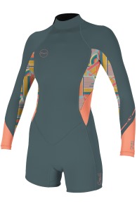 ONeill-Bahia 2/1 Backzip L/S Shorty Wetsuit