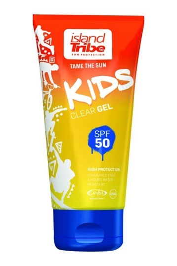 island tribe spf 50 clear gel sunscreen