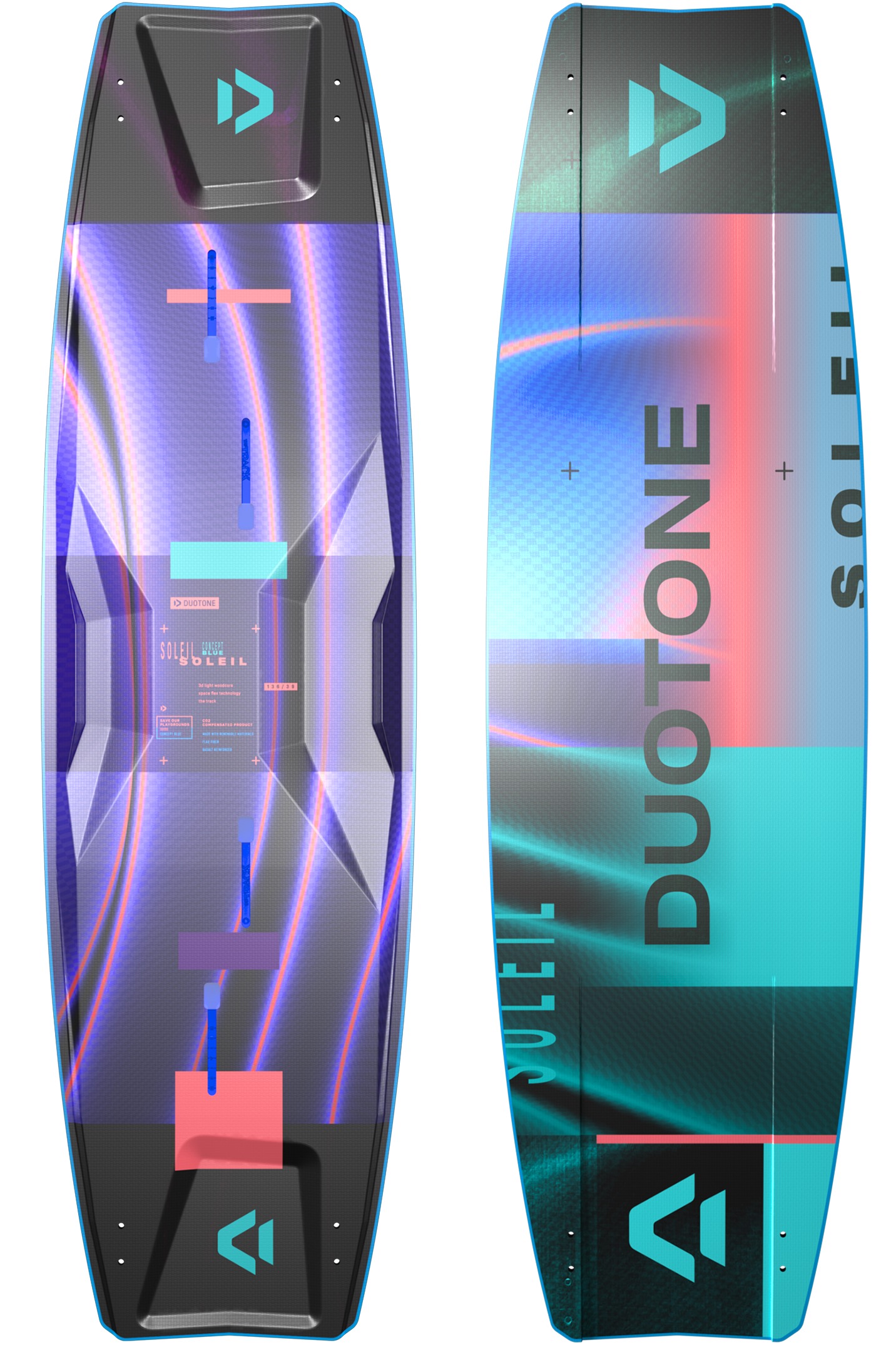 Duotone Kiteboarding-Soleil Concept Blue 2024 Kiteboard