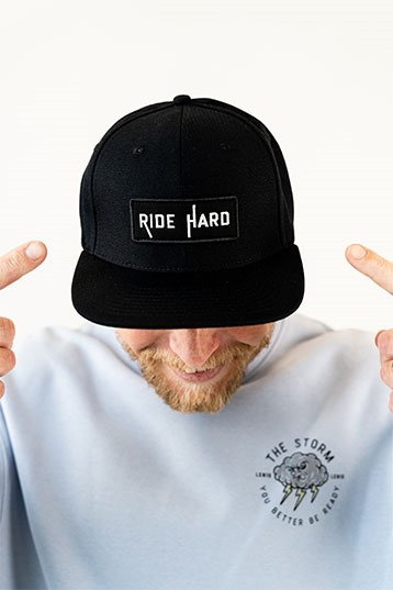 LEN10-Ride Hard 3 Cap Black