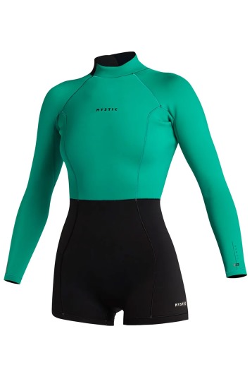 Mystic-Lunar Longarm Shorty 2/2 Backzip Women 2024 Wetsuit