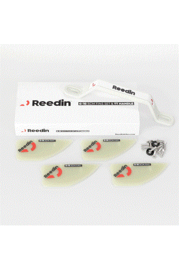 Reedin Kiteboarding-5cm fin set incl Handle