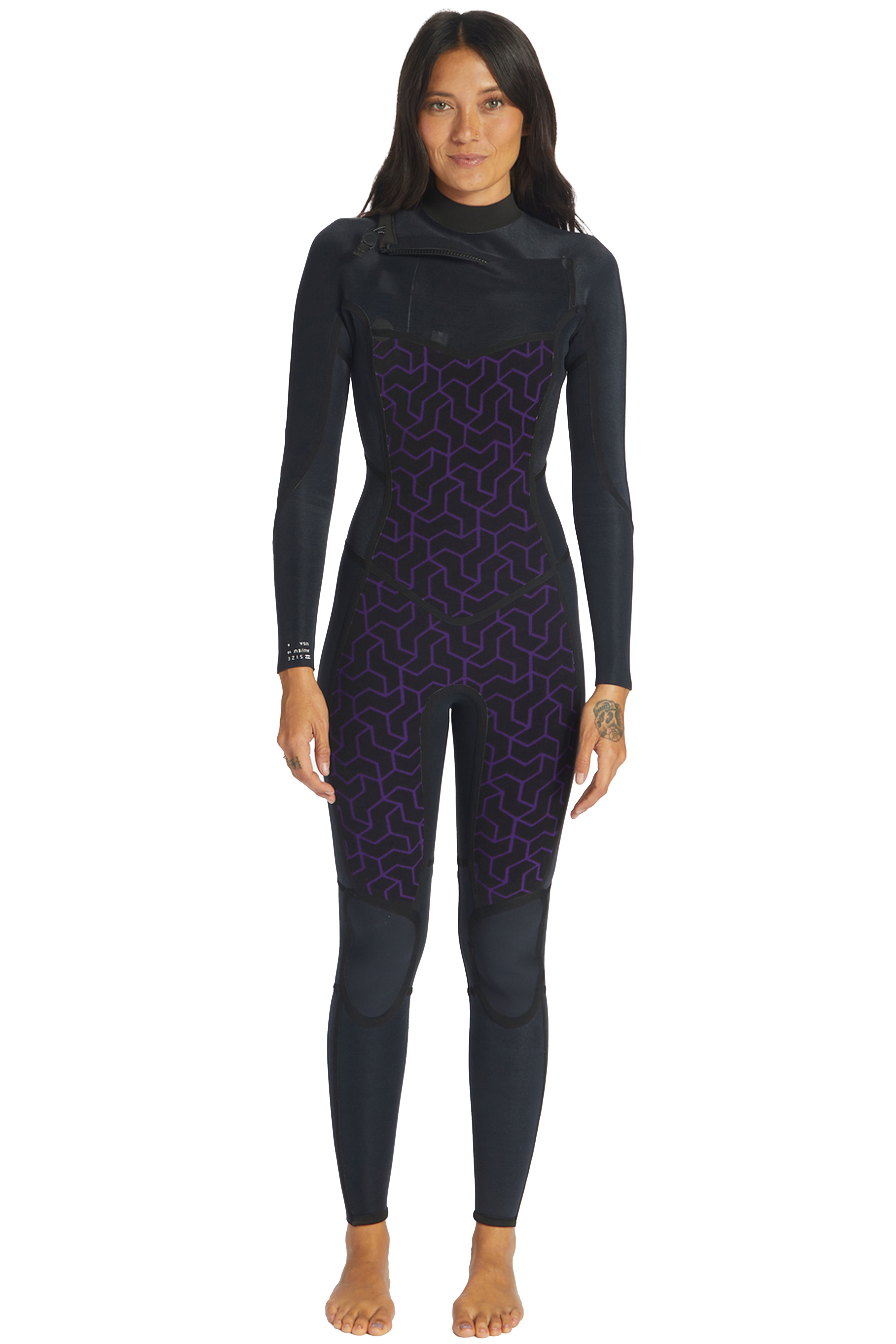 Billabong-Synergy 4/3 Chest Zip Dames Wetsuit