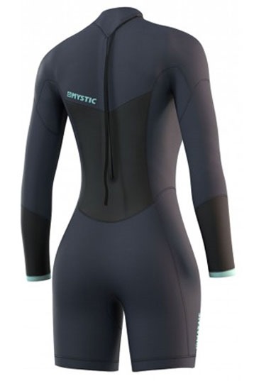 Mystic-Brand Longarm Shorty 3/2 Backzip Womens 2023 Wetsuit