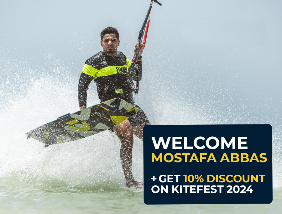 Meet Our Rider: Mostafa Abbas! & Join KiteFest 2024 with 10% discount!